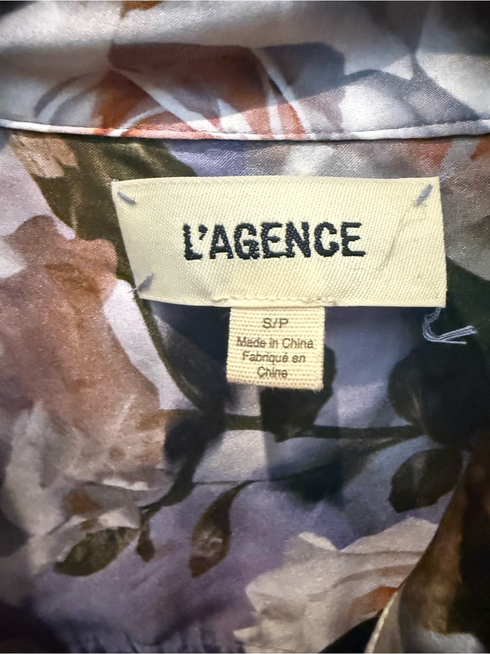 L’Agence Silk Floral Dani blouse - Picture 2 of 4